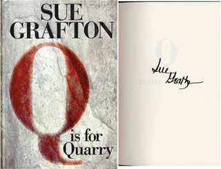 Sue Grafton autograph