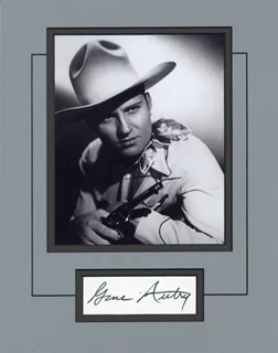 Gene Autry autograph