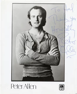 Peter Allen autograph