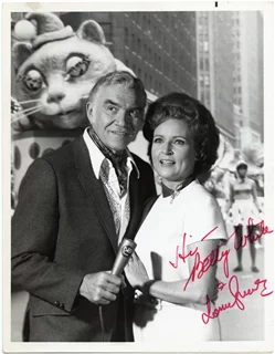 Betty White & Lorne Greene autograph