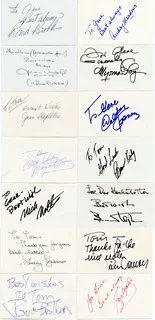 Inscribed Signature Lot 2 autograph