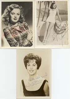 Signed Photo Lot 3 autograph