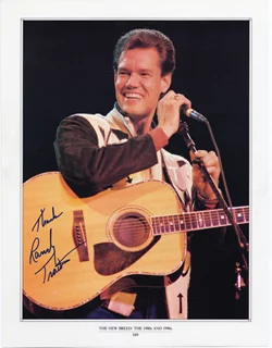 Randy Travis autograph