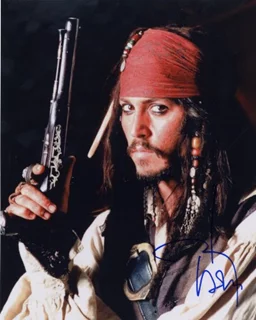 Johnny Depp autograph