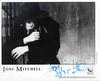 Joni Mitchell autograph