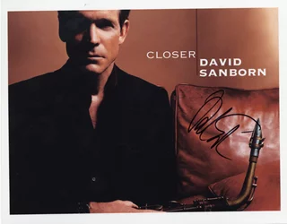 David Sanborn autograph