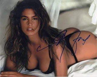 Cindy Crawford autograph