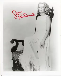 Gena Rowlands autograph