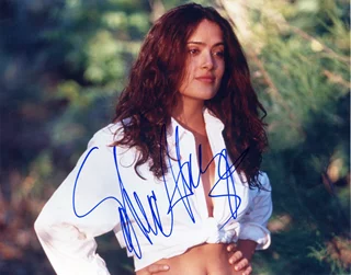 Salma Hayek autograph