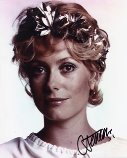 Catherine Deneuve autograph