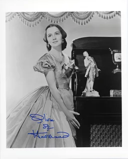 Olivia de Havilland autograph