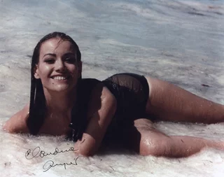 Claudine Auger autograph