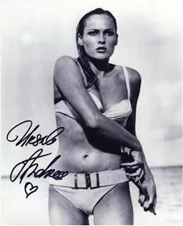 Ursula Andress autograph