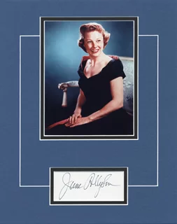 June Allyson autograph