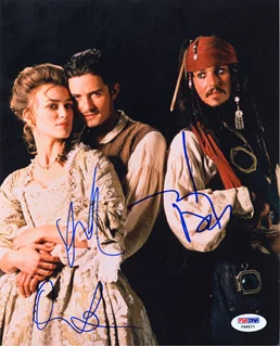 Pirates of The Caribbean autograph