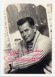 Glenn Ford autograph