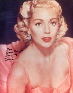 Lana Turner autograph
