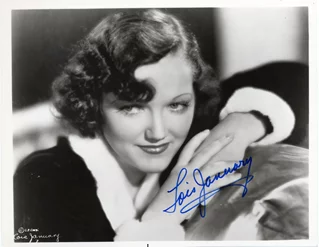 Lois January autograph