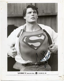Christopher Reeve autograph