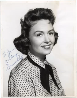 Donna Reed autograph