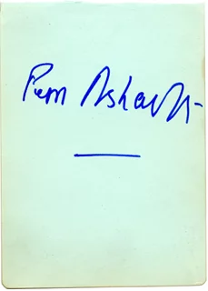 Dame Peggy Ashcroft autograph