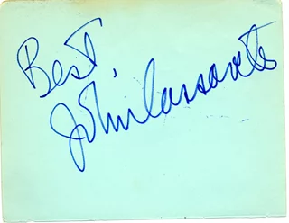 John Cassavetes autograph