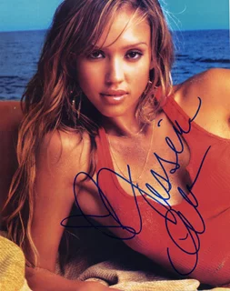 Jessica Alba autograph