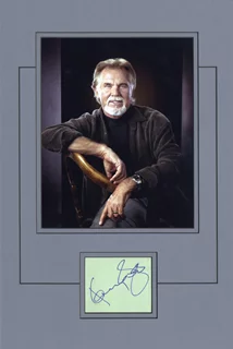 Kenny Rogers autograph