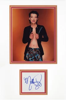 Milla Jovovich autograph