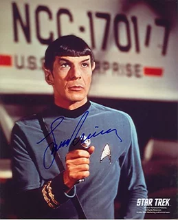 Leonard Nimoy autograph