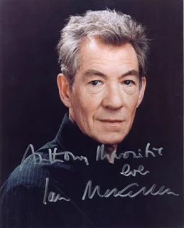 Ian McKellen autograph
