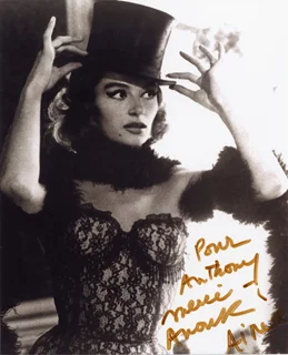Anouk Aimee autograph