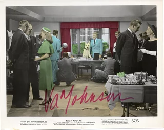 Van Johnson autograph