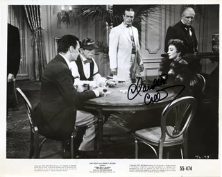 Claudette Colbert autograph
