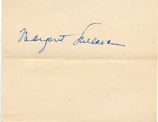 Margaret Sullavan autograph