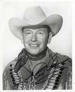 Rex Allen autograph