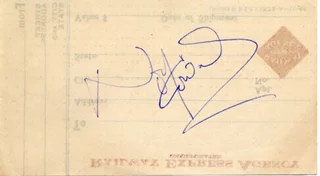 Noel Coward autograph