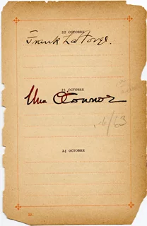 Una O'Connor autograph