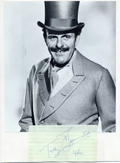 Terry-Thomas autograph