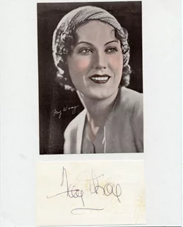 Fay Wray autograph