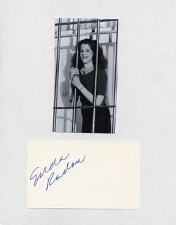 Gilda Radner autograph