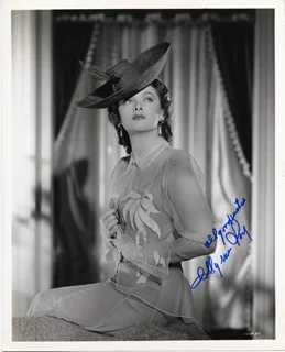 Myrna Loy autograph