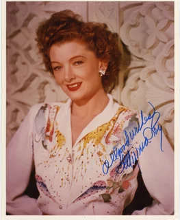 Myrna Loy autograph