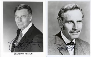 Charlton Heston autograph