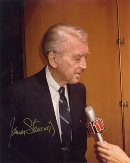 James Stewart autograph