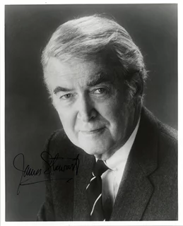 James Stewart autograph