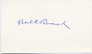 Hal Roach autograph