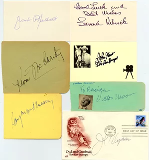 Actor Group Lot autograph