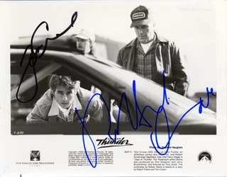 Tom Cruise & Robert Duvall autograph