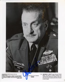 George C. Scott autograph